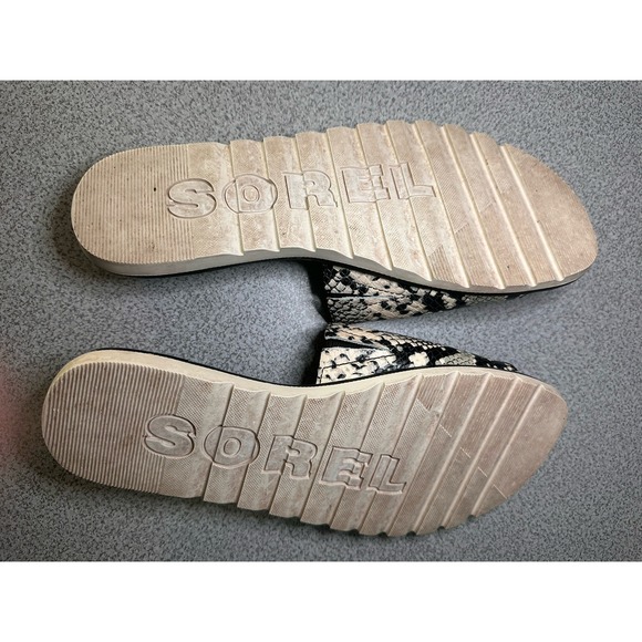 Sorel | Size: 8.5 | Ella II Snakeskin Slide Sandal animal print comfort slip-on - Picture 4 of 6